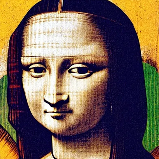 Prompt: monalisa as nepali woman