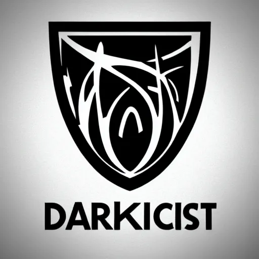 Image similar to a minimalist vector logo for top secret darksearch project