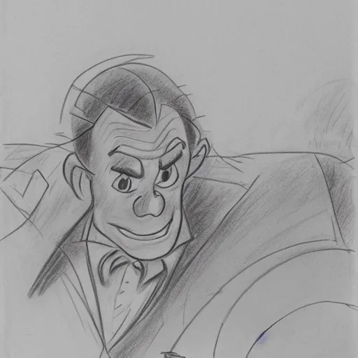 Prompt: milt kahl pencil sketch the day after armageddon