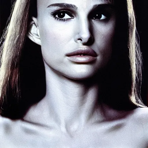 Prompt: natalie portman by h. r. giger