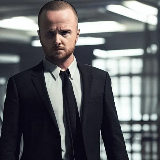 Prompt: aaron paul as agent 47 in hitman