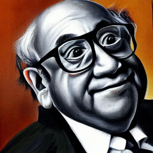 Prompt: Danny Devito painting by Anthony-Voncellinio