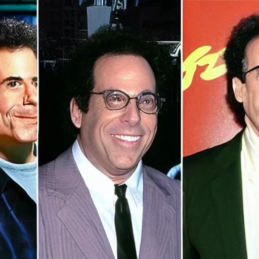 Prompt: seinfeld cast as the ninja turtles