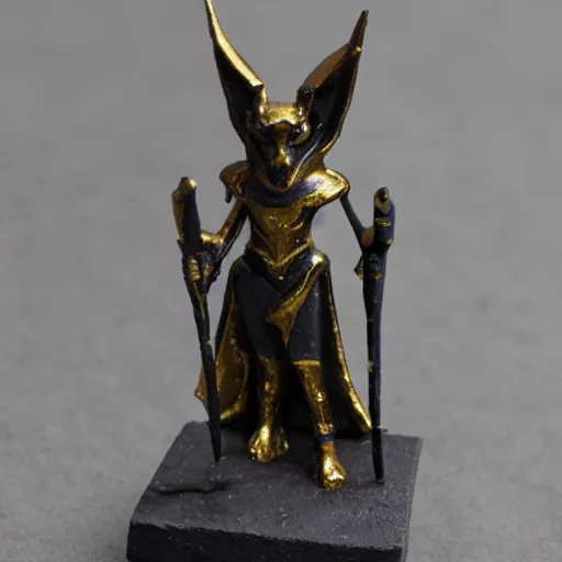 Image similar to Anubis Miniature Figure. 50mm