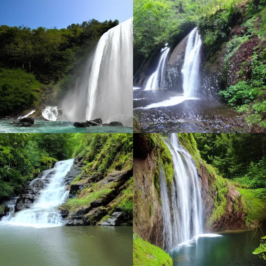 Prompt: a very very very very very very very very very very beautiful waterfall