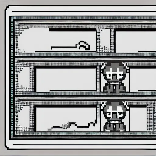 Prompt: pokemon battle against cthulhu from pokemon red for the game boy, black and white, pixel art