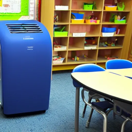 air purifier in a school classroom Stable Diffusion OpenArt