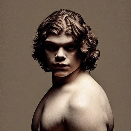 Prompt: evan peters by leonardo da vinci