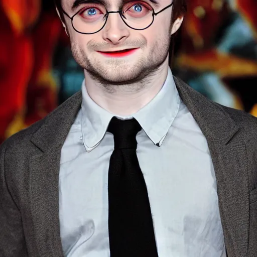 Image similar to Daniel radcliffe in a harry potter halloween costume