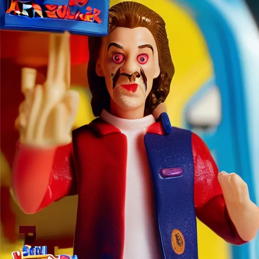 Prompt: happy meal toy of steve buscemi from bill & ted's excellent adventure the movie, 4 k, highly detailed, award winning, look at all that detail!