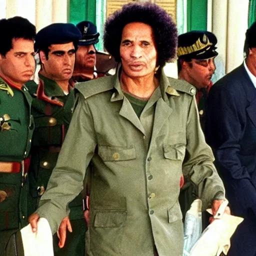 Image similar to A still of Muammar Gaddafi in Friends (1994)