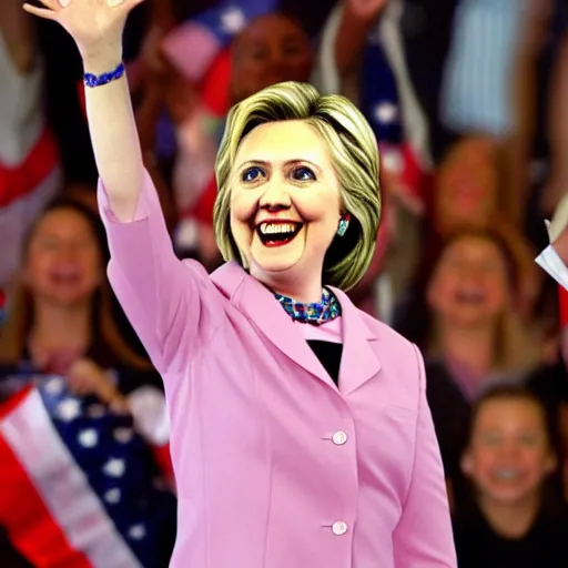 Image similar to Hilary Clinton Poll dancing