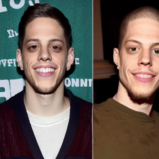 Image similar to pete davidson is green and sweet