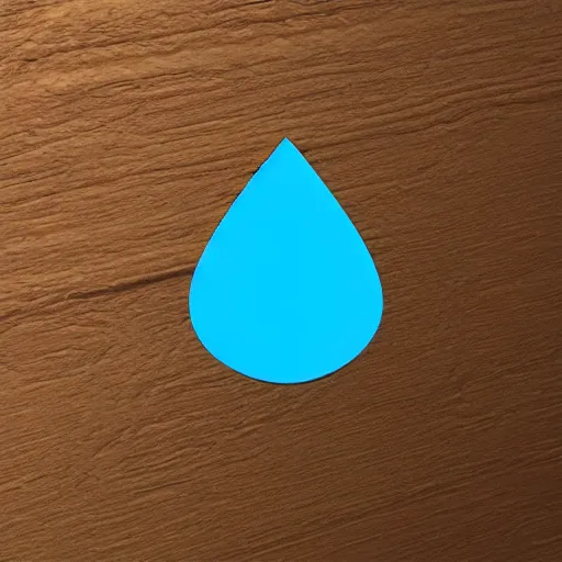 Image similar to logo of a blue drop of water with wings