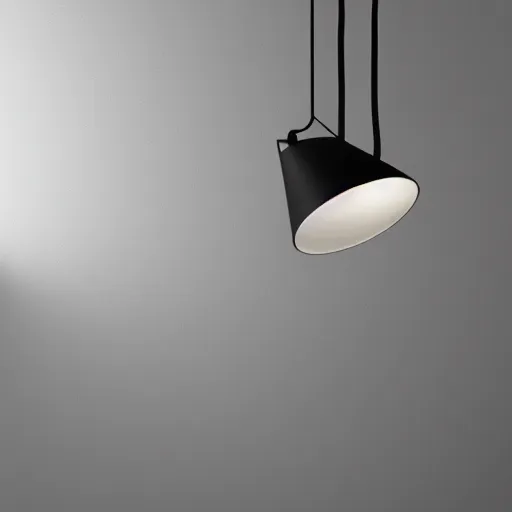 Prompt: pendant lamp by arne jacobsen, octane render