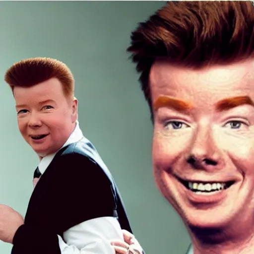 So i asked an AI to draw a rickroll : r/rickroll