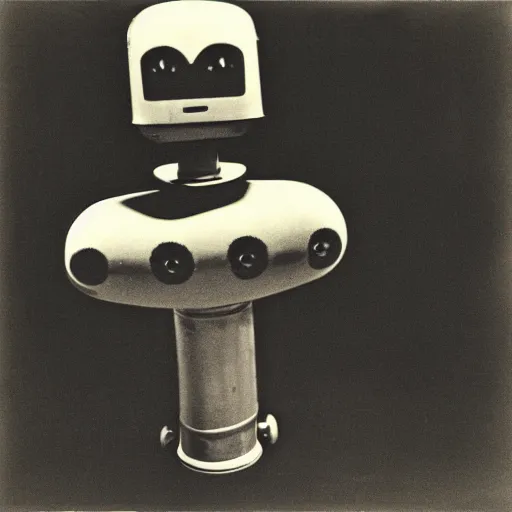 Image similar to robot by Diane Arbus