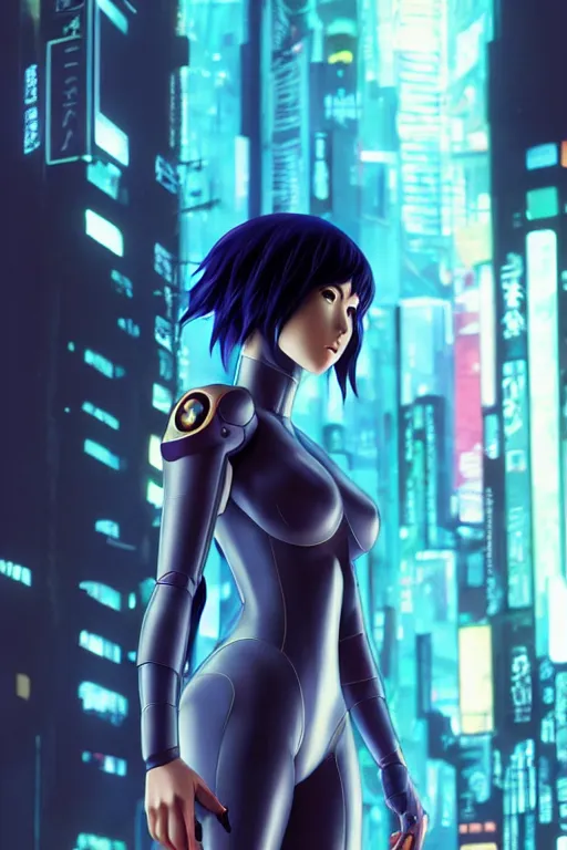 Prompt: weta disney pixar movie still portrait photo of ghost in the shell anime : : as motoko kusanagi by pixar : : by ilya kuvshinov, rossdraws, artgerm, maxim cover, octane render, 3 d, volumetric lighting, anti aliasing, raytracing : :