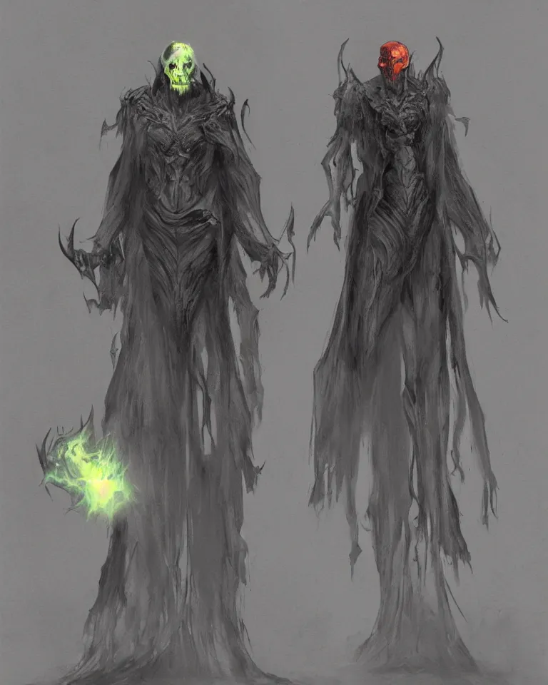 Image similar to charon hades hell concept art