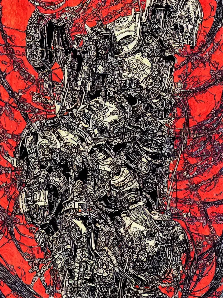 Image similar to Close up detail of Shibu by Philippe Druillet