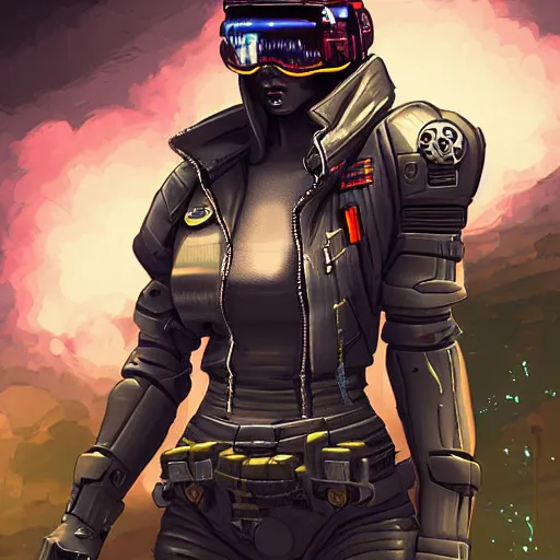 Image similar to cyberpunk pilot fighter, brush stroke, artstation, high quality, extremely detailed, pixel art, pixel art, pixel art