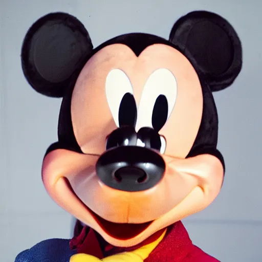 Prompt: mickey mouse, mugshot, professional photo