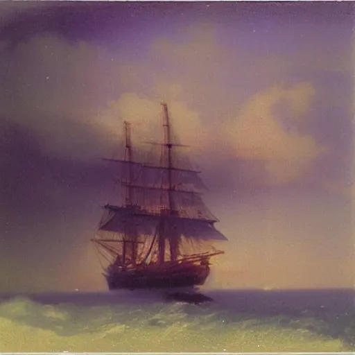 Image similar to polaroid by aivazovsky