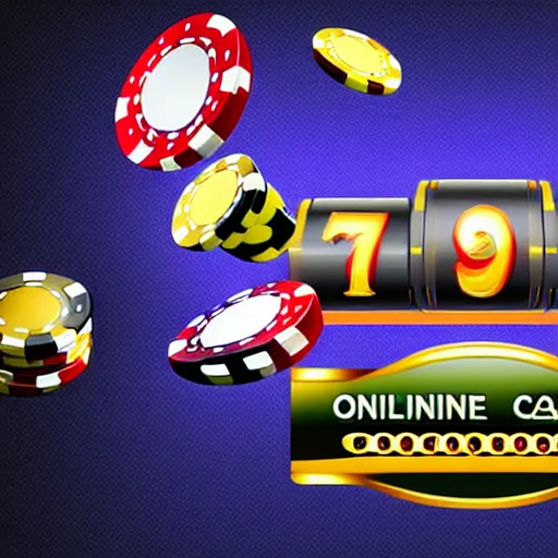 Prompt: online casino logotype