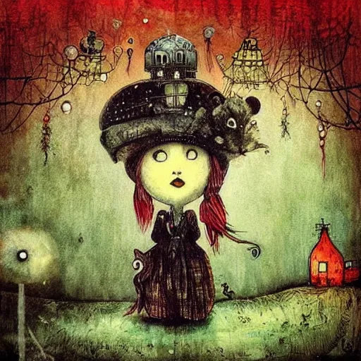 Image similar to a painting by alexander jansson