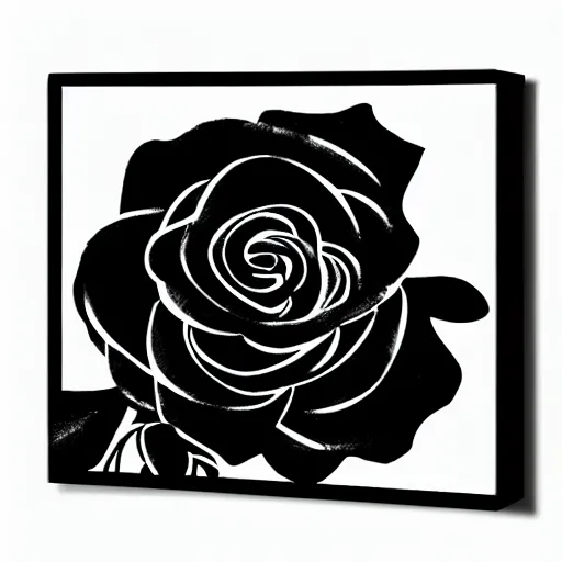 Image similar to black roses black background