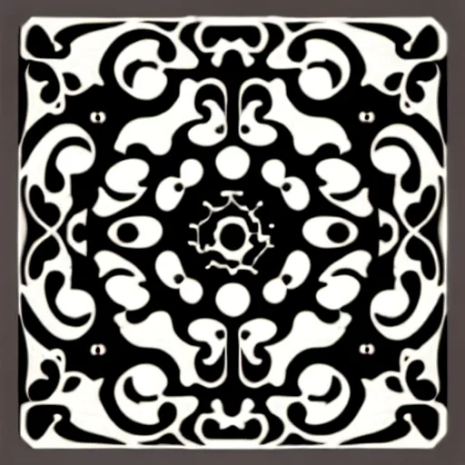 Image similar to black and white sky luxury themed svg vector art panel for cnc plasma, laser, stencil, unique art nouveau deco hole through circuit design