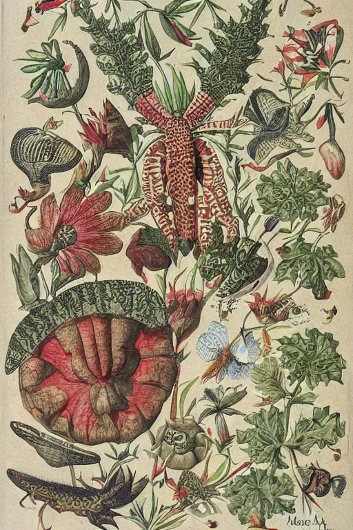 Image similar to manits, by maria sibylla merian