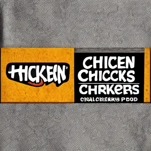 Prompt: ' chicken chuckers ', logo for a chicken restaurant