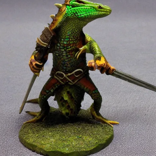 Image similar to lizardfolk warrior