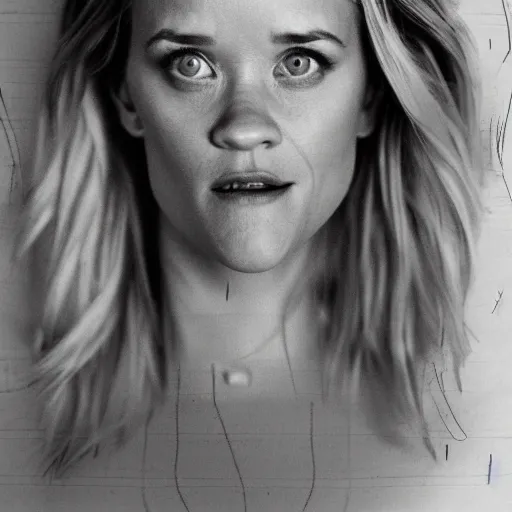 Image similar to a pile of rice double exposure reece witherspoon face