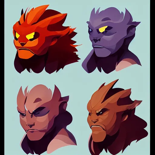 Image similar to face icon stylized minimalist thundercats, loftis, cory behance hd by jesper ejsing, by rhads, makoto shinkai and lois van baarle, ilya kuvshinov, rossdraws global illumination