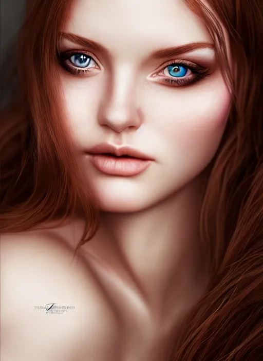 Image similar to a gorgeous scottish female photo, professionally retouched, soft lighting, realistic, smooth face, full body shot, torso, dress, perfect eyes, sharp focus on eyes, 8 k, high definition, insanely detailed, intricate, elegant, art by artgerm and jason chan