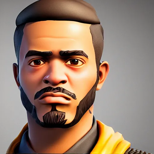 Image similar to a detailed portrait of george floyd in fortnite, unreal engine 5 rendered, incredibly highly detailed and realistic, 8 k, sharp focus, studio quality