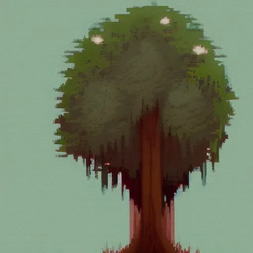 Prompt: simple pixel art tree, ( ( ( ( ( ( ( ( by greg rutkowski ) ) ) ) ) ) ) )