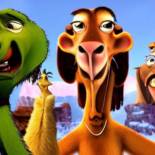 Image similar to Snoop Dogg in Ice Age movie