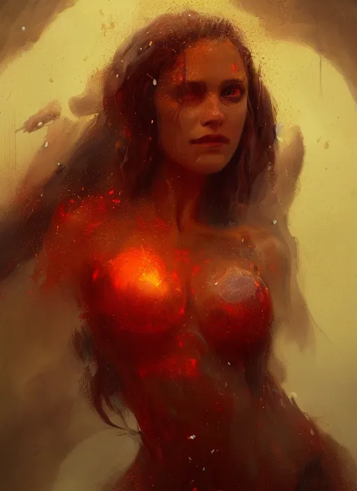 Prompt: a realistic detail portrait of a beautiful female angle in hell, raining, thunder, magic, dragon, oil painting by Julian calle, wlop, greg rutkowski, Finnian MacManus, Trending on artstation, red and yellow scheme, 8k, RE Engine