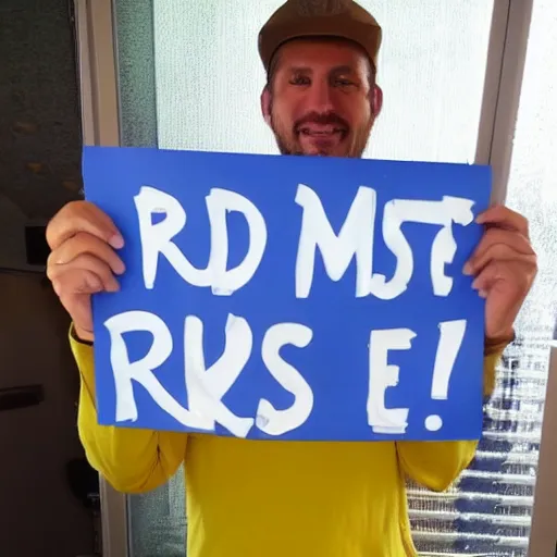 Image similar to the ugliest redditor alive holding up an r / roastme sign