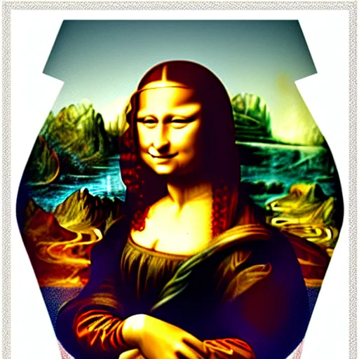 Prompt: fact mona lisa da vinci, by da vanci