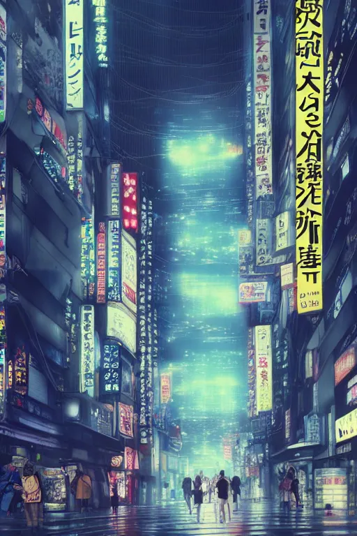 Prompt: Kodak Portra 400, 8K, highly detailed, wachowski seinen manga 3/4 extreme closeup portrait, eye contact, focus on clear transparent raincoat replicant replicant muscular blonde model, tilt shift zaha hadid style anime background: famous blade runner anime remake, tokyo izakaya scene