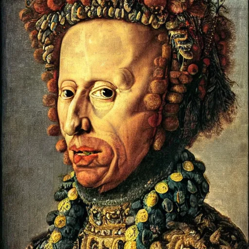 Image similar to portrait of king charles the 4 th by arcimboldo