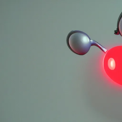 Prompt: render of mechanics working on bloody mickey mouse head in facility laboratory, with glowing red netflix logo, low light with only 1 mint and 1 red light, made by beeple, cgsociety, octane render, unreal engine, cinema 4 d, artstation, 4 k highly detailed art