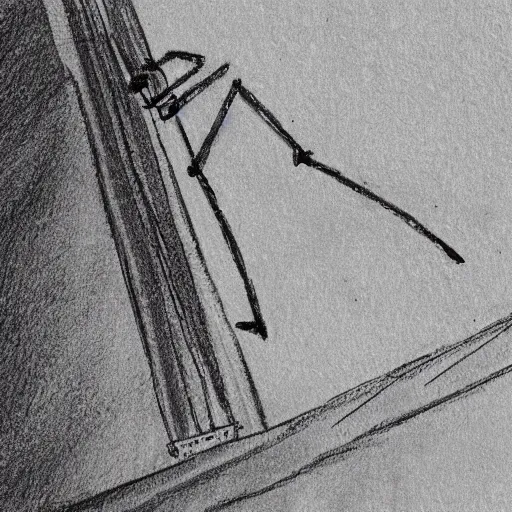 Image similar to sketch of a stickman falling down the stairway to heaven