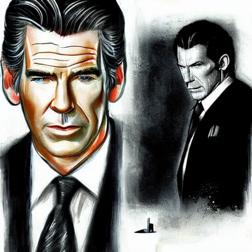 The Art of Pierce Brosnan