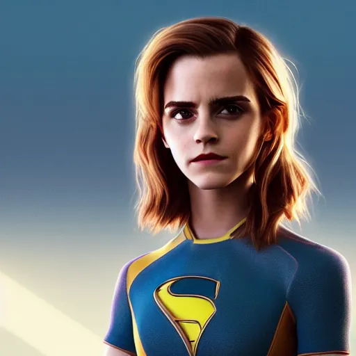 Prompt: surface inperfections emma watson as a pixar character cgsociety octane render unreal engine redshift render trending on artstation trending on artstation render blender behance cg superhero