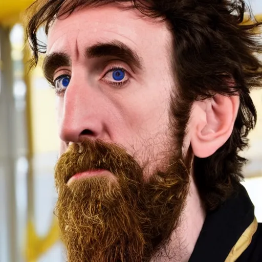 Prompt: asmongold as goldberg, 4k, high detail, high-resolution photograph